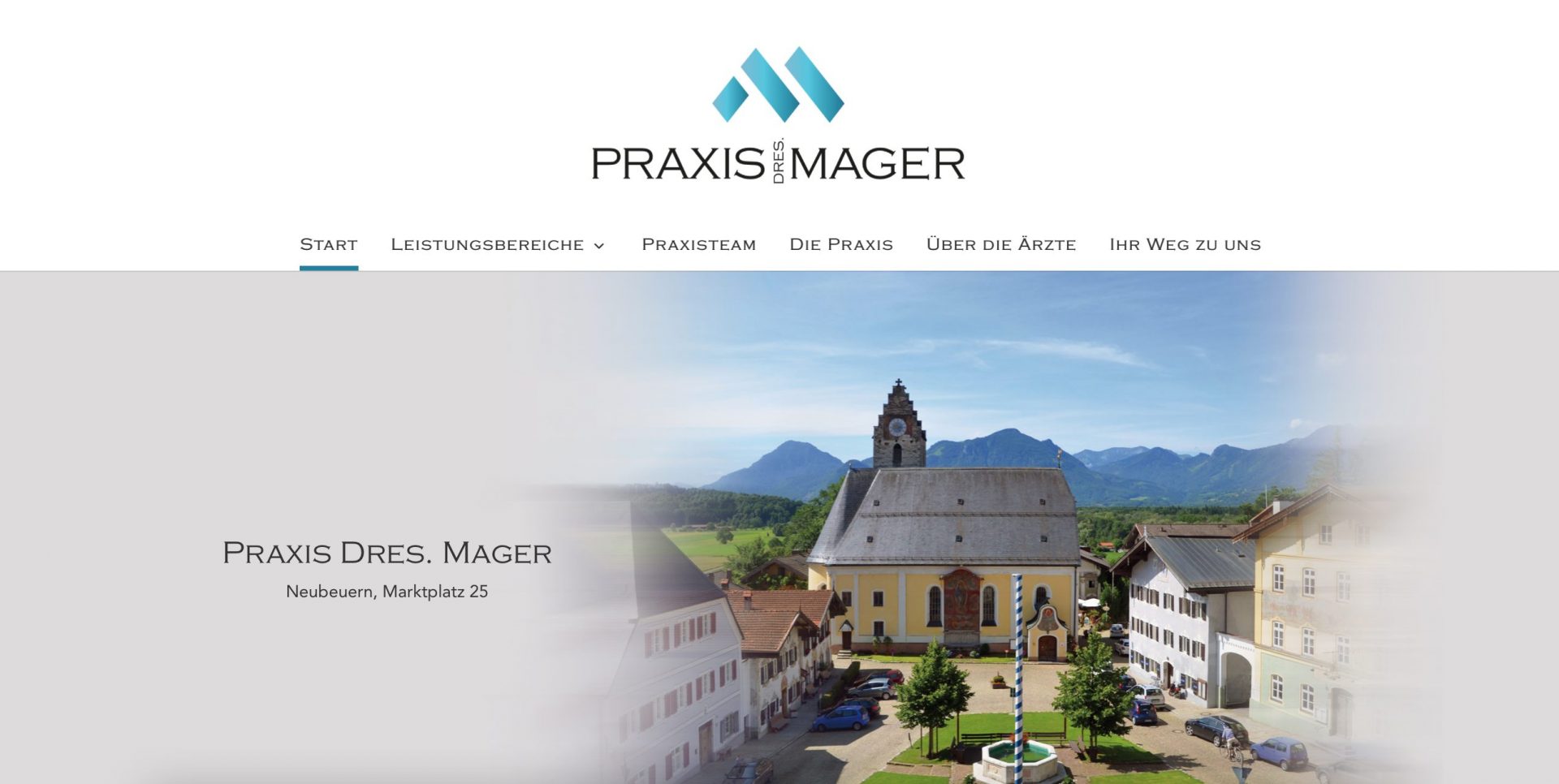 WordPress-Website Praxis Dres. Mager – Webdesign von ROWE IT-Solutions